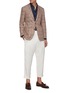 Figure View - Click To Enlarge - RING JACKET - Notch lapel wool-silk blend checked blazer