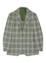 Main View - Click To Enlarge - RING JACKET - Notch Lapel Check Wool Blazer