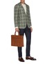 Figure View - Click To Enlarge - RING JACKET - Notch Lapel Check Wool Blazer