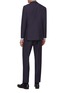 Back View - Click To Enlarge - RING JACKET - Notch lapel mohair wool suit
