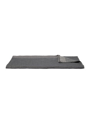 Main View - Click To Enlarge - UCHINO - Zen Charcoal Gauze & Pile Bath Towel – Dark Grey