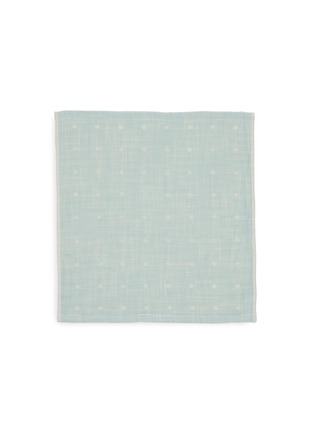 Main View - Click To Enlarge - UCHINO - Grass-stained OG Gauze Wash Cloth – Green