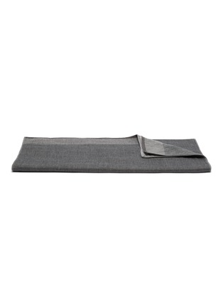 Main View - Click To Enlarge - UCHINO - Zen Charcoal Gauze & Pile Bath Towel – Dark Grey