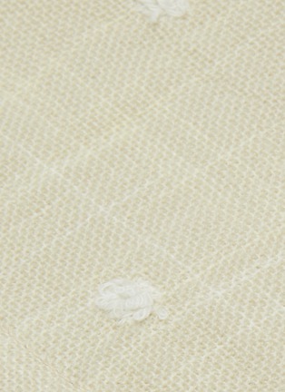 Detail View - Click To Enlarge - UCHINO - Grass-stained OG Gauze Wash Cloth – Beige