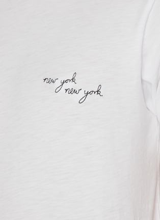  - RAG & BONE - New York Embroidered Jersey T-shirt