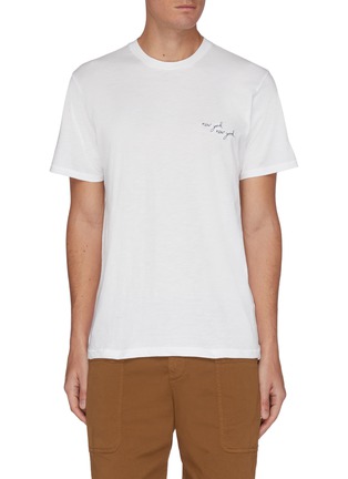Main View - Click To Enlarge - RAG & BONE - New York Embroidered Jersey T-shirt