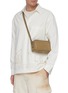 Figure View - Click To Enlarge - JACQUEMUS - 'Le Baneto' leather crossbody bag