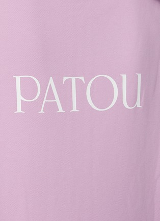  - PATOU - Logo back zipped hoodie
