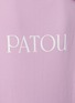  - PATOU - Logo back zipped hoodie