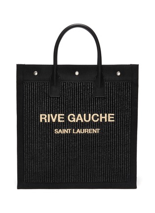 Main View - Click To Enlarge - SAINT LAURENT - Noe Rive Gauche' logo tote bag