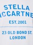  - STELLA MCCARTNEY - x Yoshitomo Nara Address Logo Print Cotton T-shirt