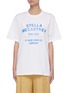 Main View - Click To Enlarge - STELLA MCCARTNEY - x Yoshitomo Nara Address Logo Print Cotton T-shirt