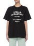 Main View - Click To Enlarge - STELLA MCCARTNEY - x Yoshitomo Nara Address Logo Print Cotton T-shirt