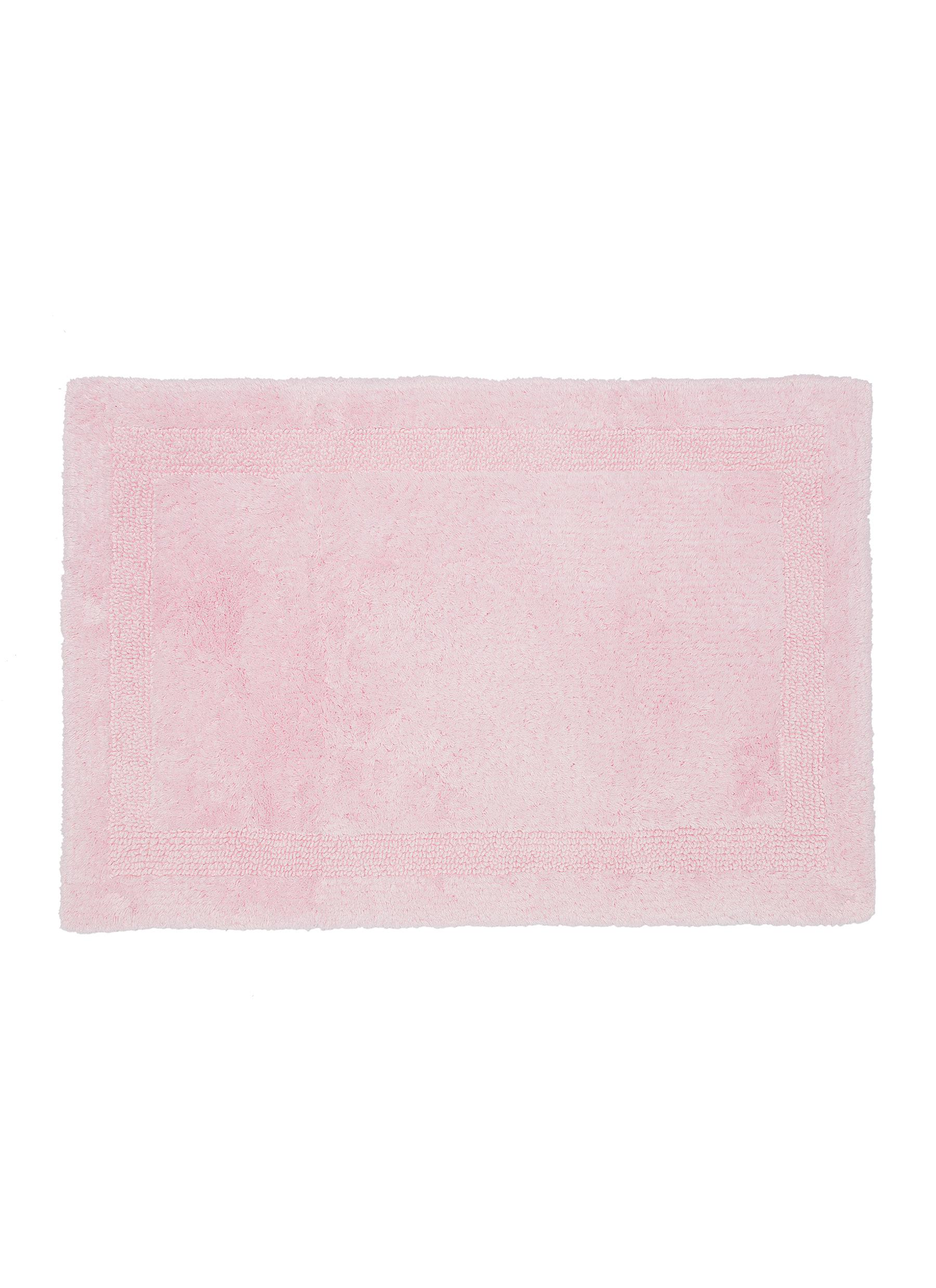 Abyss Reversible Cotton Bath Mat - Pink Lady
