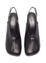 Detail View - Click To Enlarge - DRIES VAN NOTEN - Front slit slingback leather pumps