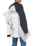 Detail View - Click To Enlarge - CANADA GOOSE - x Angel Chen 'Morgan Rain Snow Mantra' Logo Stripe Patch Pocket Raincoat