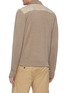 Back View - Click To Enlarge - BRIONI - Suede Front Zip Up Virgin Wool Jacket