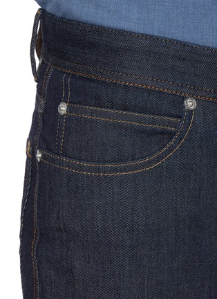  - BRIONI - Contrast topstitch low rise jeans