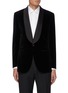 Main View - Click To Enlarge - BRIONI - Shawl satin lapel tuxedo blazer