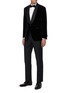 Figure View - Click To Enlarge - BRIONI - Concealed button placket tuxedo shirt