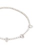 Detail View - Click To Enlarge - CZ BY KENNETH JAY LANE - Pear cubic zirconia tennis necklace