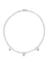 Main View - Click To Enlarge - CZ BY KENNETH JAY LANE - Pear cubic zirconia tennis necklace