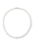 Main View - Click To Enlarge - CZ BY KENNETH JAY LANE - Spike front cubic zirconia necklace