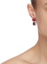 Figure View - Click To Enlarge - CZ BY KENNETH JAY LANE - Cushion cubic zirconia dangle earrings