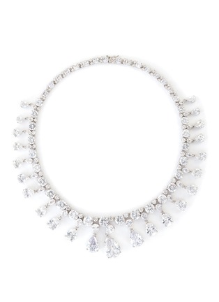 Main View - Click To Enlarge - CZ BY KENNETH JAY LANE - Cubic zirconia vanderbilt necklace