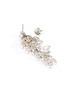 Detail View - Click To Enlarge - CZ BY KENNETH JAY LANE - Cluster leaf cubic zirconia statement earrings