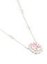 Detail View - Click To Enlarge - CZ BY KENNETH JAY LANE - Oval pendant cubic zirconia necklace