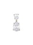 Main View - Click To Enlarge - CZ BY KENNETH JAY LANE - Double pear cut cubic zirconia drop earrings