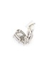Detail View - Click To Enlarge - CZ BY KENNETH JAY LANE - Cushion cubic zirconia clip earrings