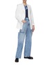 Figure View - Click To Enlarge - MAISON MARGIELA - Side Cut-out Whiskered Denim Jeans