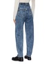 Back View - Click To Enlarge - MAISON MARGIELA - Belted Slash Detail Stone Wash Denim Jeans