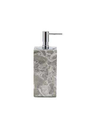 Main View - Click To Enlarge - LANE CRAWFORD - Rectangular marble soap dispenser – Flower Grey