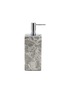 LANE CRAWFORD - Rectangular marble soap dispenser – Flower Grey