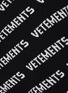  - VETEMENTS - Diagonal All-over Logo Knit Wool Cashmere Blend Sweater