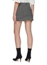 Back View - Click To Enlarge - VETEMENTS - Deconstructed Blazer Raw Edge Mini Skirt
