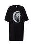 Main View - Click To Enlarge - VETEMENTS - Crescent Moon Girl Logo Graphic Print Cotton T-shirt