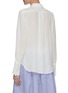 Back View - Click To Enlarge - CHLOÉ - Logo Embroidered Cuff Point Collar Shirt