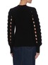 Back View - Click To Enlarge - CHLOÉ - Scallop cut-out puff sleeve wool sweater