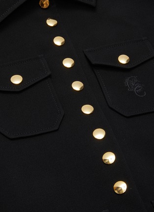  - CHLOÉ - Flap Pocket Spread Collar Crepe Jacket