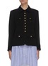 Main View - Click To Enlarge - CHLOÉ - Flap Pocket Spread Collar Crepe Jacket