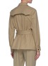 Back View - Click To Enlarge - CHLOÉ - Belted Patch Pocket Canvas Military Jacket