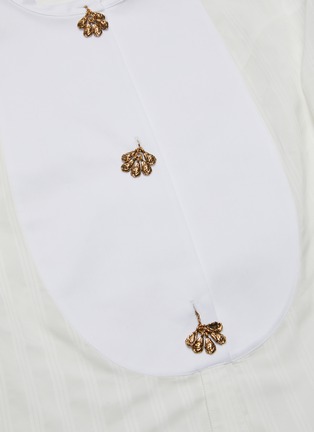  - CHLOÉ - Charm buttons striped cotton shirt