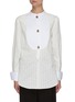 Main View - Click To Enlarge - CHLOÉ - Charm buttons striped cotton shirt