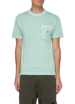 Main View - Click To Enlarge - STONE ISLAND - Chest pocket logo patch T-shirt