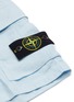  - STONE ISLAND - Logo Patch Linen Canvas Cargo Shorts