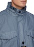 Detail View - Click To Enlarge - STONE ISLAND - 'Naslan Light Watro' stand collar field jacket
